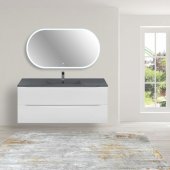Мебель для ванной Vincea Mia MC120 белый глянец Antracit