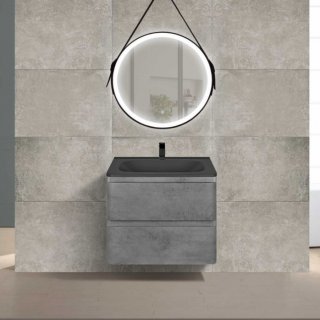 Мебель для ванной Vincea Paola 60 цвет бетон Black