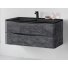 Мебель для ванной Vincea Roberta 100 натуральный камень Black