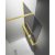 Душевая перегородка Vincea Walk-In VSW-4HR 100 см золото стекло тонированное