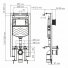 Инсталляция для унитаза WasserKRAFT Dinkel 58TLT.010.ME.MG03