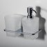 Дозатор мыла и стакан подвесные WasserKRAFT Leine K-5089