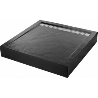 Поддон из искусственного мрамора WeltWasser TRS 100 STONE-BL