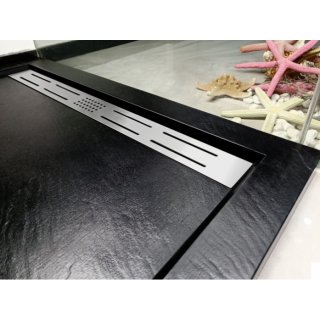 Поддон из искусственного мрамора WeltWasser TRS 100 STONE-BL